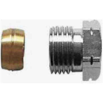 Compression adapter, metallic seal, 1/2" x D1 No B
