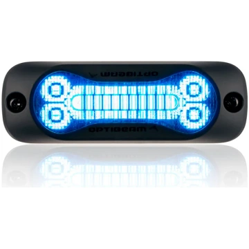 OPTIBEAM Dark Phantom SX3 zilais LED brīdinājuma s
