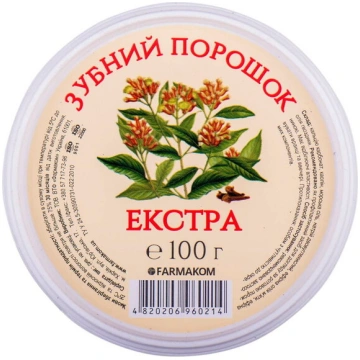 Zobu pulveris Extra, 100g Farmakom