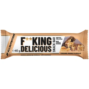 FITKING DELICIOUS SNACK BAR 40 g ar karameļu un ze
