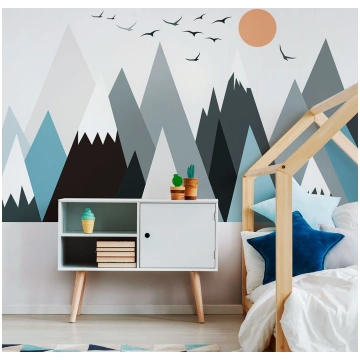 Sienas uzlīme Ambiance Giant Kid Sticker Scandinav