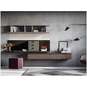 Modular wall unit SLIM 06 By Dall'Agnese