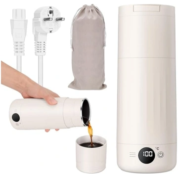 Elektriskā ceļojumu tējkanna, 600 ml, pārnēsājama