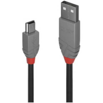 Lindy USB 2.0 Kabel Typ A/Mini-B Anthra Line M/M 1