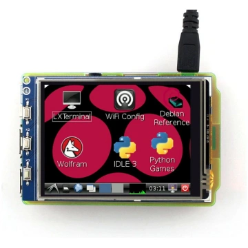 Waveshare Resistive touch Display for Raspberry Pi