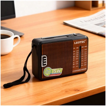 Fm radio "Leotec Retro", 4 joslas, 15W