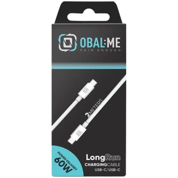 OBAL:ME LongRun USB-C/USB-C Cable 60W 2m White | O