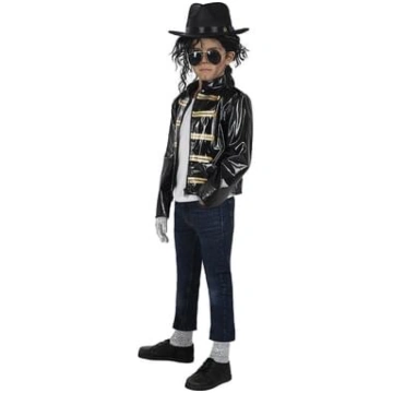 Melnā militārā jakas Michael Jackson bērniem