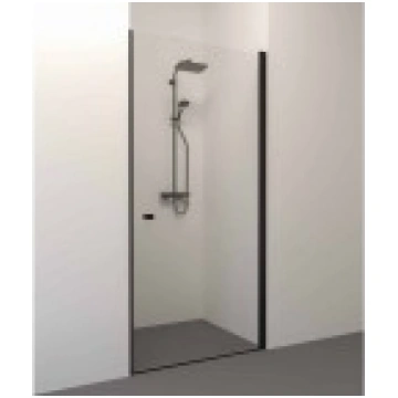 Stella Black dušas durvis 90x200 cm Stikla Serviss