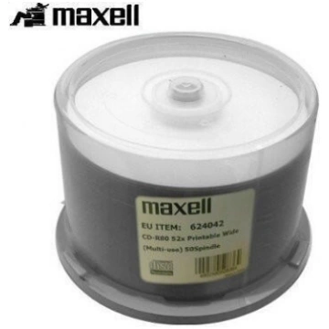 Maxell cd-r 700mb 52x printable tarrina50 mxp50c 4