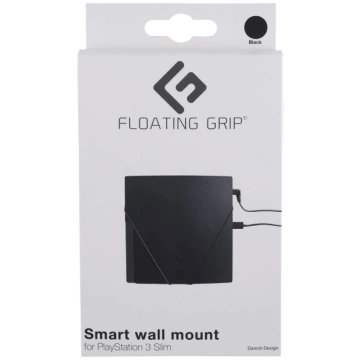 PS3 Slim wall mount by FLOATING GRIP Registered Bl