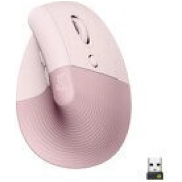 LOGITECH Lift Vertical Ergonomic Mouse - ROSE/DARK