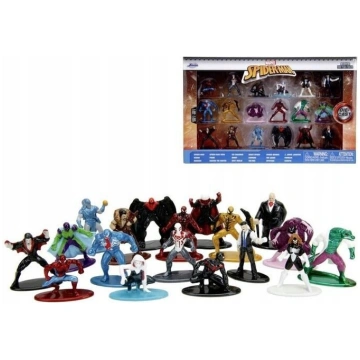 Figūriņu komplekts Marvel Spiderman Jada Toys, 18 