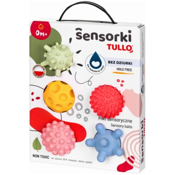 Sensorās Bumbiņas,Bez Caurumiem Pastel, 5 gab. - T