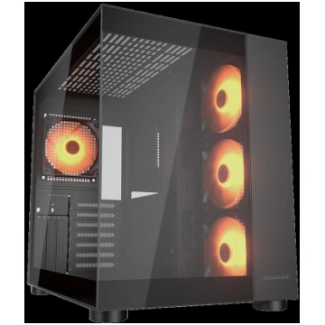 COUGAR FV150 RGB PC Case, Mid tower, Black COUGAR 