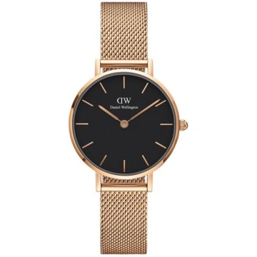 Daniel Wellington Petite Melrose 28 sieviešu rokas