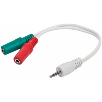 Kabelis Gembird 3.5 mm audio + microphone adapter 