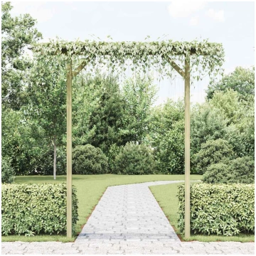 Dārza Pergola, 205X40X203 Cm, Koks Vidaxl