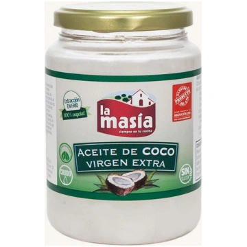 Extra virgin coconut oil, from Andalusia, jar la m