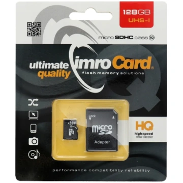 IMRO 128GB microSD memory card, 100MB/s, class 10,