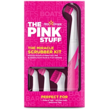 Pink Stuff elektriskā tīrīšanas birste ar 4 mainām