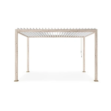 Pergola Bizzotto Ocean Alluminio Effetto Legno Bia
