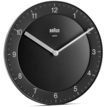 Kvarca pulkstenis Braun BC 06 B Melns aplis
