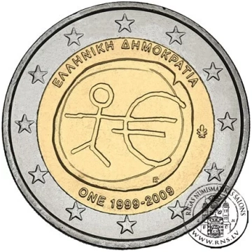 Greece, 2 Euro 2009, EMU 09GREEMU