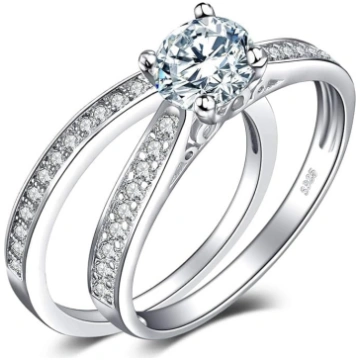 JewelryPalace Verlobungsring Paar Eheringe Ring Si