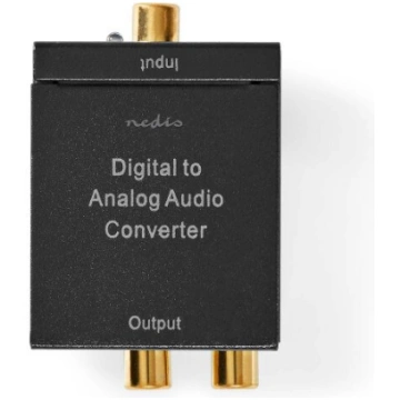 Pārveidotājs Toslink F + SPDIF F - 2 x RCA F Nedis
