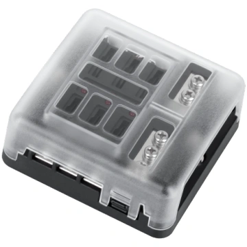 FB-6 fuse box with negative rail and LED OEM BEZ40