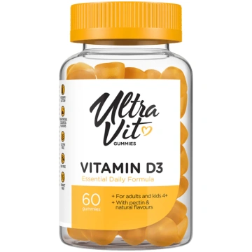 GUMMIES VITAMIN D3 KOŠĻĀJAMĀS TABLETES UltraVit