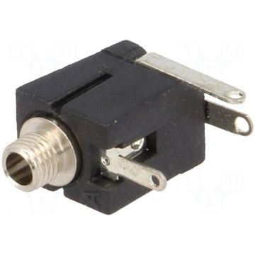 Socket | Jack 2,5mm | female | mono | with on/off 