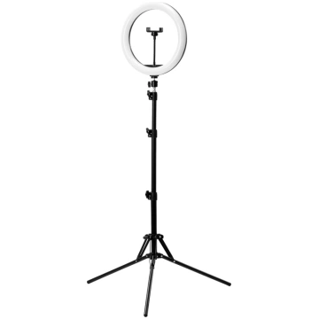 Glow Ring LAMPAS Gredzens 13" Bsc With Tripod 10w