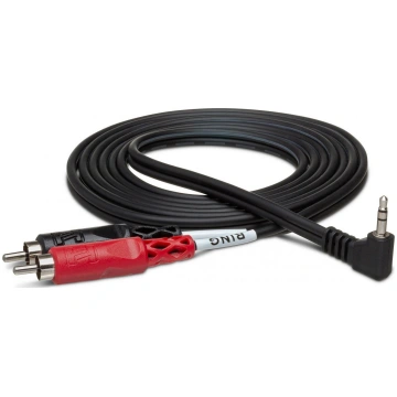 Hosa - Breakout cable TRS R 3.5 - 2 x RCA 1.8m ( C