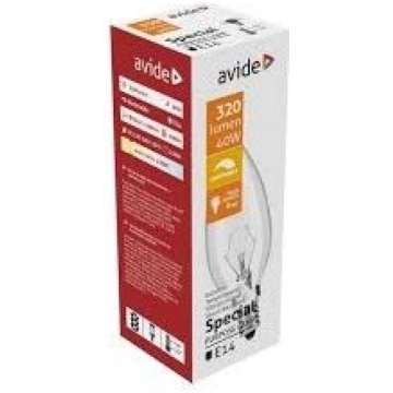 Spuldze Candle clear E14 40W AVIDA