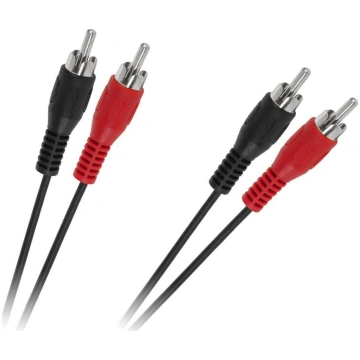 Kabelis Rca (cinch) X2 - Rca (cinch) X2 5m Melns (