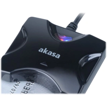 Akasa AK-CR-03BKV2 - SMART card reader - USB 2.0 A