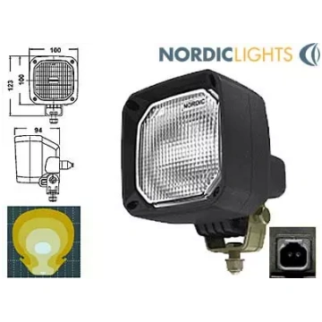 Papildu tālās gaismas lukturis LED NORDIC