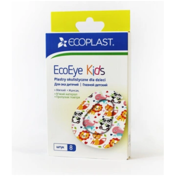 Acu plāksteru komplekts bērniem EcoEye Kids NordeP