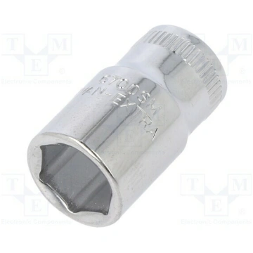 Socket: 6-angles; socket spanner; HEX 10mm; 1/4"; 