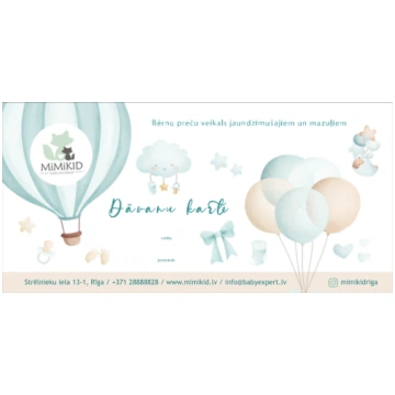 Dāvanu Karte 300 € Vērtībā mimikid giftcard300