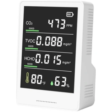Luftqualitätsmonitor, Formaldehyd-Detektor mit CO2