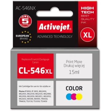 Activejet AC-546NX Canon printera tinte, Canon CL-