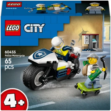 Lego Konstruktors 60455, 65 gab., policijas motoci