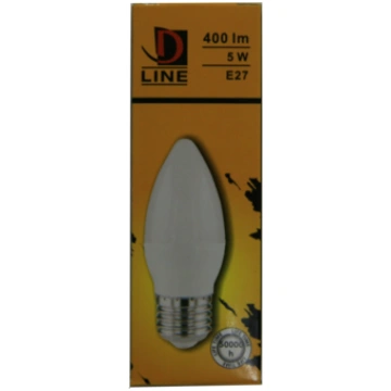 D Line LED spuldze 5W E27 400lm 3000k D Line (4750