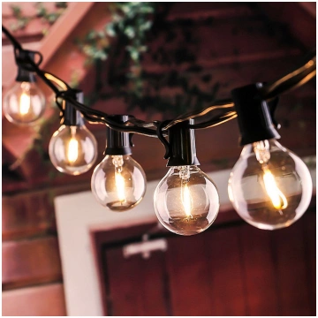 5.5m solārā gaismu virtene + 10gab. E12 0.6W LED s
