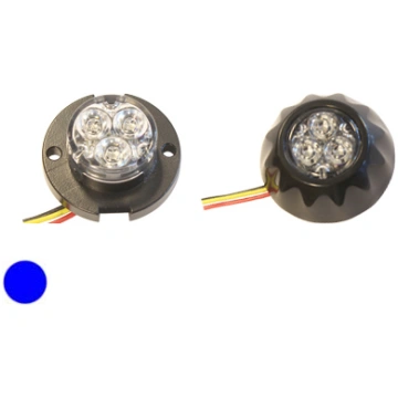 AXIXTECH LED horizontal signal lighthead, blue ø 4
