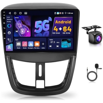 4+64GB Android auto radio Peugeot 207 2006-2015 Be