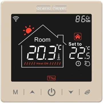Programmējams elektroniskais termoregulators ar Wi